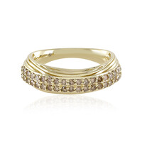 Gouden ring met I2 Champagne Diamanten (Ornaments by de Melo)