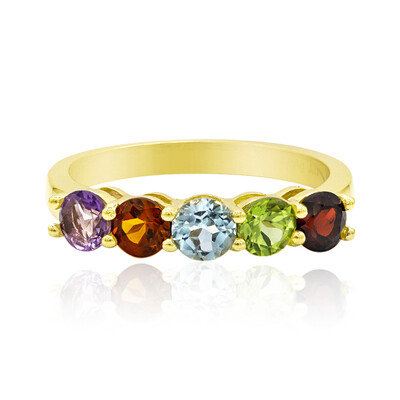 Zilveren ring met een amethist