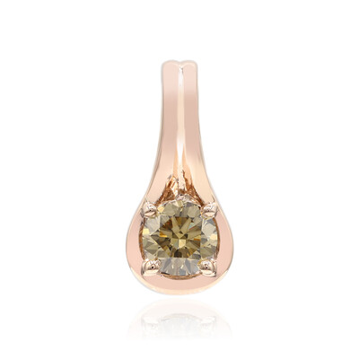 Gouden hanger met een VS1 Argyle-Rose de France-Diamant (Annette)