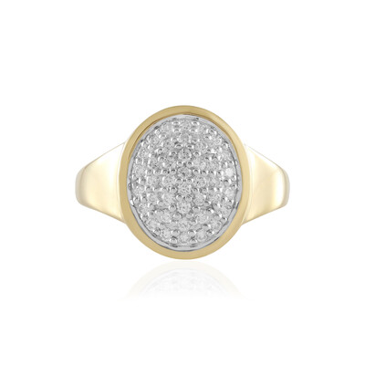 Gouden ring met SI2 (H) Diamanten (de Melo)