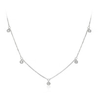 Gouden halsketting met SI1 (H) Diamanten