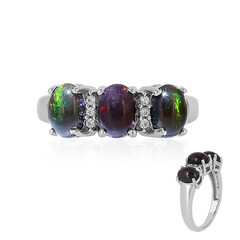 Zilveren ring met Mezezo opalen