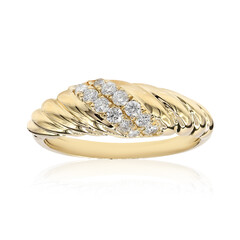 Gouden ring met SI2 (H) Diamanten (CIRARI)