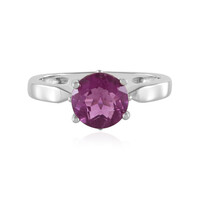 Zilveren ring met een Roze Fluoriet
