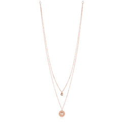 Gouden halsketting met FL (D) Diamanten