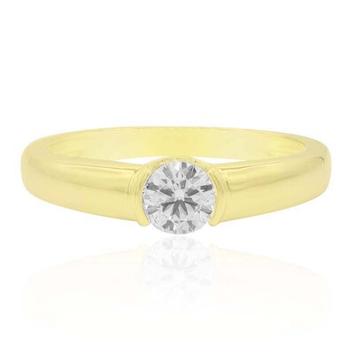 Gouden ring met een VVS1 (F) Diamant (Annette)