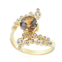 Gouden ring met een Onverhitte Tanzaniet (de Melo)
