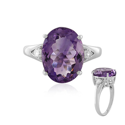 Zilveren ring met een Azuurblauwe Kwarts