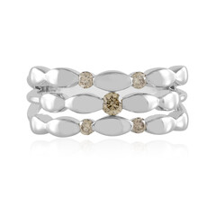 Gouden ring met een SI2 Champagne Diamant