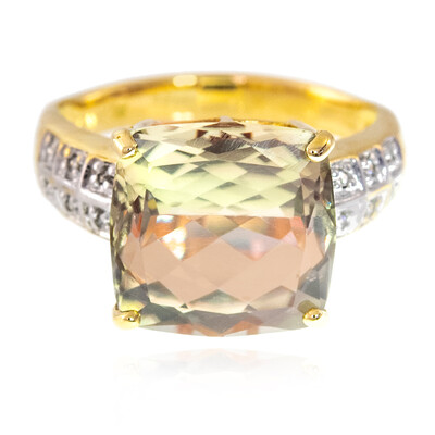 Gouden ring met een zultaniet