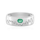 Zilveren ring met een Russische smaragd (de Melo)