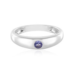 Zilveren ring met een tanzaniet