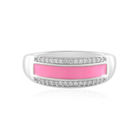 Zilveren ring met zirkonen