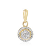 Zilveren hanger met I2 (I) Diamanten