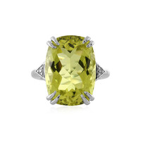 Zilveren ring met een Limoen Kwarts