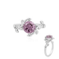 Zilveren ring met een lavendel amethist
