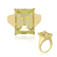 Zilveren ring met een Limoen Kwarts