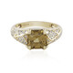 Gouden ring met een Gele Zirkoon (Adela Gold)