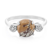 Zilveren ring met een Sonora Dendrieten Jaspis