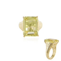 Zilveren ring met een Limoen Kwarts