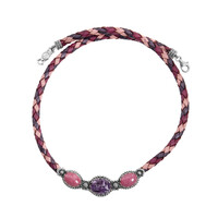 Halsketting met een Charoite (Desert Chic)