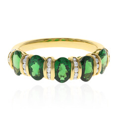 Gouden ring met AAA tsavorieten (CIRARI)