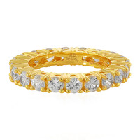Zilveren ring met zirkonen