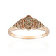 Gouden ring met SI1 Argyle Rose De France Diamanten (Annette)
