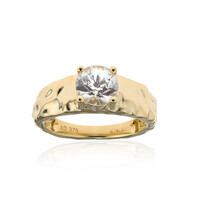 Gouden ring met een zirkoon (de Melo)