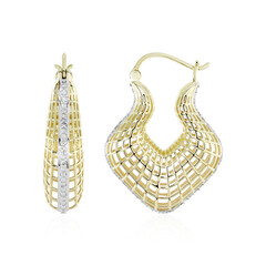 Gouden oorbellen met I1 (I) Diamanten (Ornaments by de Melo)