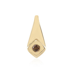 Gouden hanger met een I2 Bruine Diamant