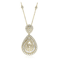 Gouden halsketting met SI2 (H) Diamanten (CIRARI)