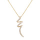 Gouden halsketting met I1 (H) Diamanten (CIRARI)