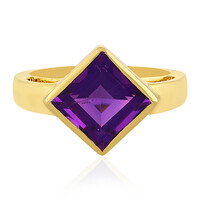 Zilveren ring met een amethist