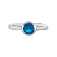 Zilveren ring met een Blauwe Ethiopische Opaal