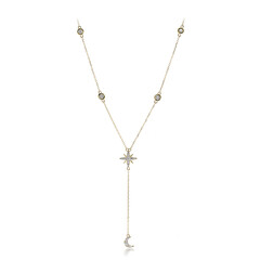 Gouden halsketting met I1 (H) Diamanten (CIRARI)