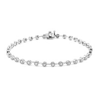 Platina armband met Diamanten SI2 (G)