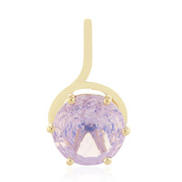 Gouden hanger met een lelie kwarts (PHANTASIA)
