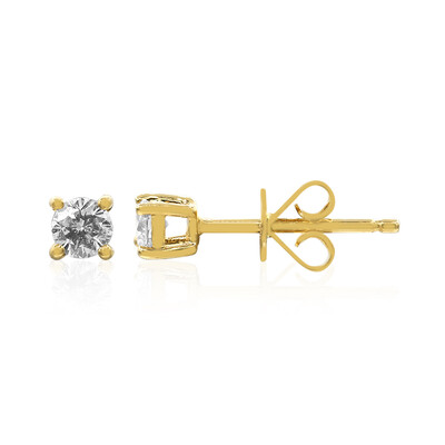 Gouden oorbellen met I1 (H) Diamanten (CIRARI)