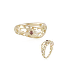 Gouden ring met een I1 Rode Diamant (Ornaments by de Melo)