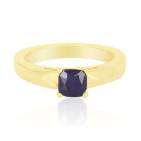 Zilveren ring met een Madagaskar Blauwe Saffier