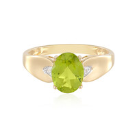 Gouden ring met een peridoot