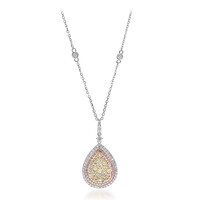 Gouden halsketting met gele S12 diamanten (CIRARI)