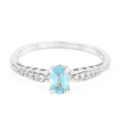 Zilveren ring met een Blauwe apatiet