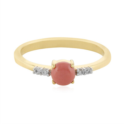 Zilveren ring met een Australische Roze Opaal