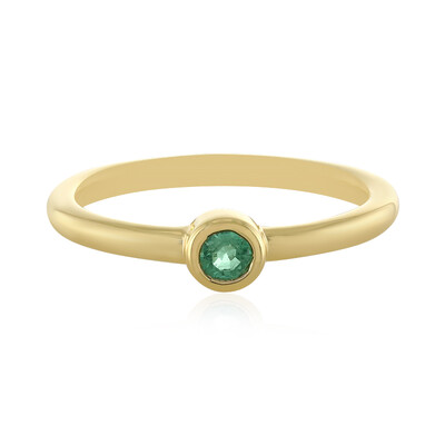 Zilveren ring met een Russische smaragd