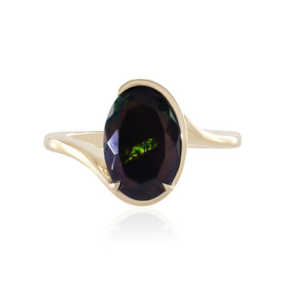 Gouden ring met een Mezezo opaal (de Melo)
