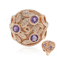 Zilveren ring met amethisten