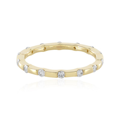 Gouden ring met I1 (I) Diamanten (de Melo)