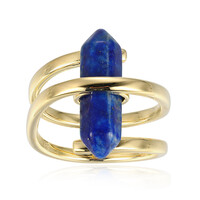 Zilveren ring met een lapis lazuli